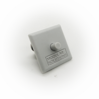 MODULAR SOLUTIONS POLYAMIDE END CAP 30MM X 30MM LIGHT GRAY